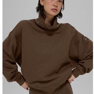 ALO Hazy Mock neck Pullover Size XS